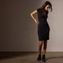 Recycled Cashmere Rib Mini Skirt in Black | James Perse Los Angeles
