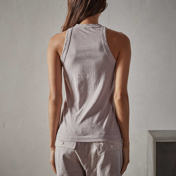 Brushed Jersey Muscle Tank in Calamine Pigment | James Perse Los Angeles