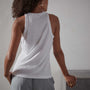Brushed Jersey Muscle Tank - White | James Perse Los Angeles