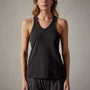 Cut Away Racer Back Tank in Black | James Perse Los Angeles 