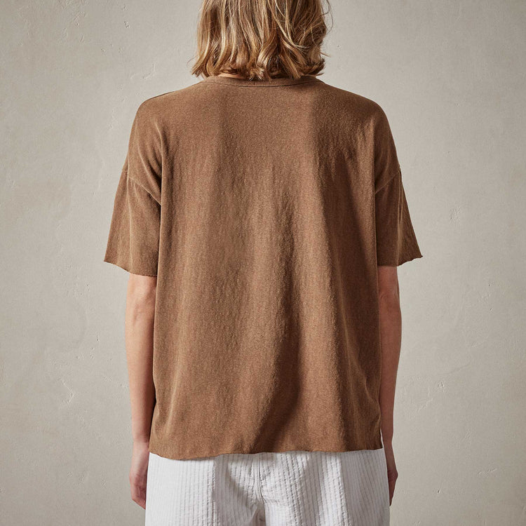Venice Beach Tee in Gingerbread Pigment | James Perse Los Angeles 