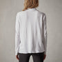 jersey oversized funnel neck white wrbj3836 | James Perse Los Angeles 