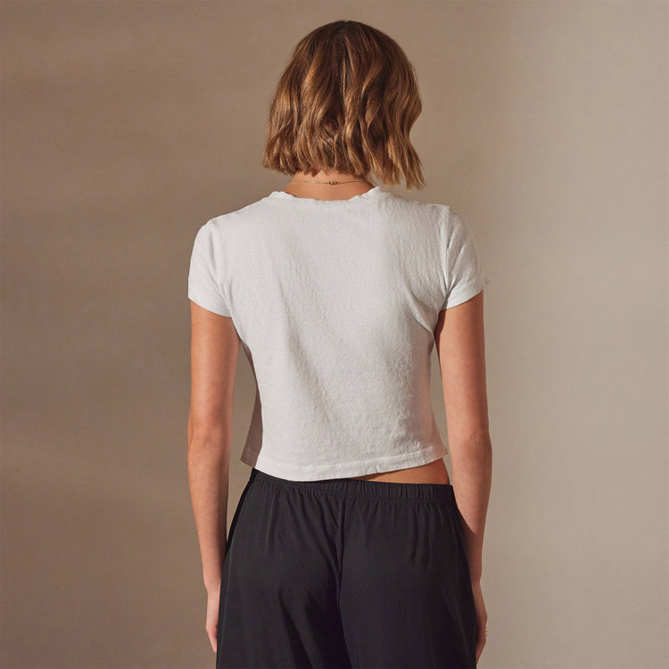 Short Sleeve Sport Tee in White | James Perse Los Angeles