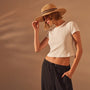 Short Sleeve Sport Tee in White | James Perse Los Angeles