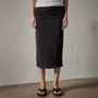 Jersey Tube Skirt in Black | James Perse Los Angeles 