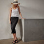 Jersey Tube Skirt in Black | James Perse Los Angeles 
