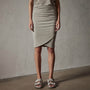 Horizon Skirt in Silt Pigment | James Perse Los Angeles