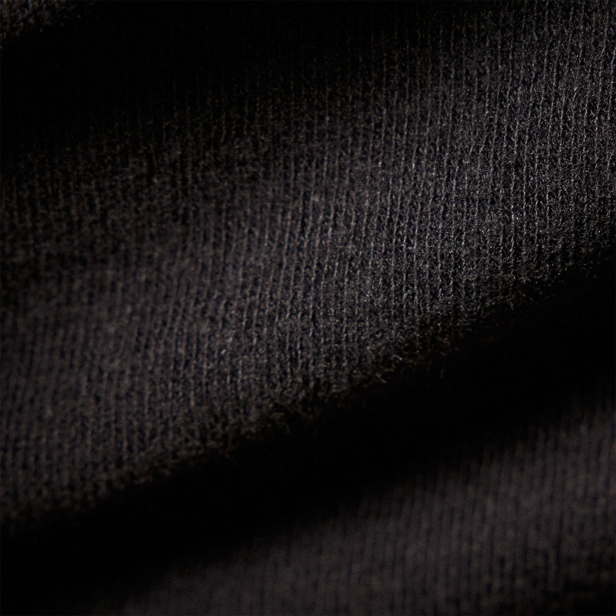 Recycled Brushed Jersey Ruched Turtleneck Dress in Black | James Perse Los Angeles