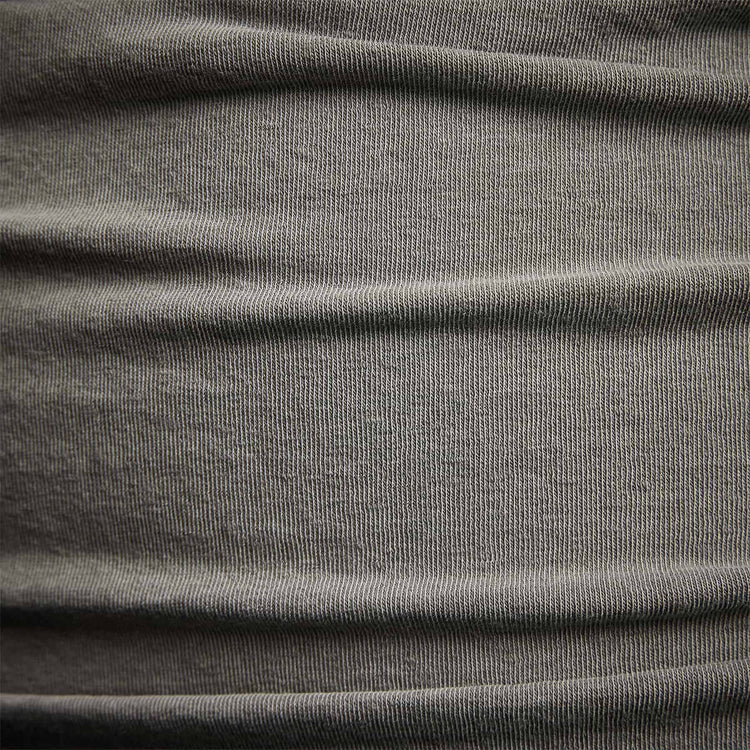 Jersey Ruched Turtle Nk Dress in Concrete Pigment | James Perse Los Angeles
