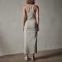 Horizon Dress in Silt Pigment | James Perse Los Angeles