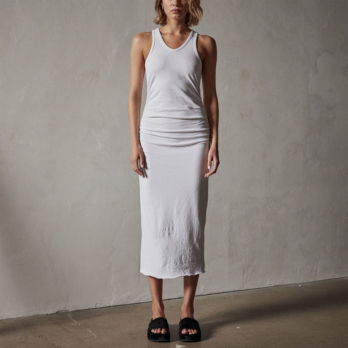 Horizon Dress in White | James Perse Los Angeles