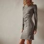 Sunset Dress in River Rock Pigment | James Perse Los Angeles 
