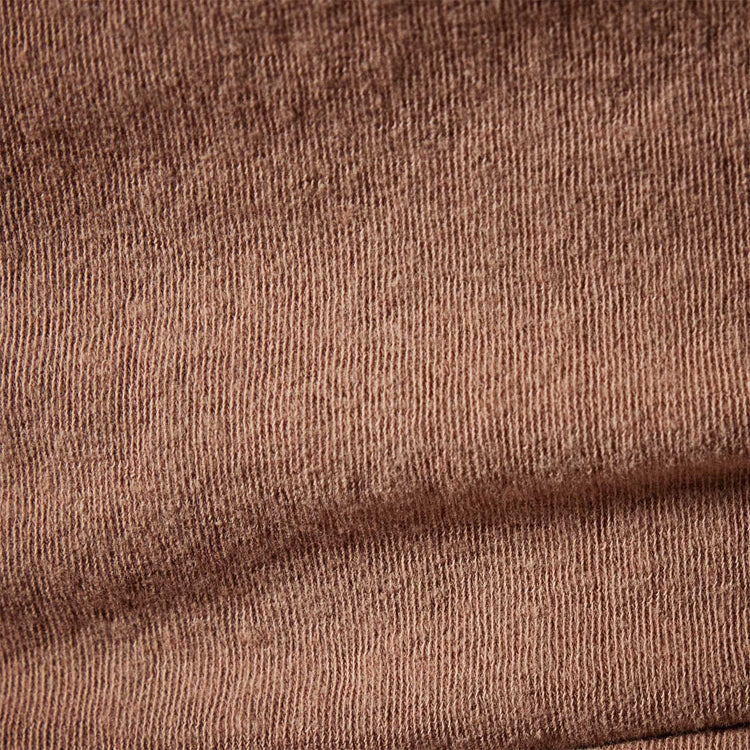 Recycled Brushed Jersey Halter Dress in Nutmeg Pigment | James Perse Los Angeles