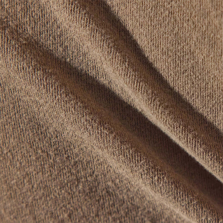 Recycled Jersey Front Ruched Dress in Cashew Pigment | James Perse Los Angeles