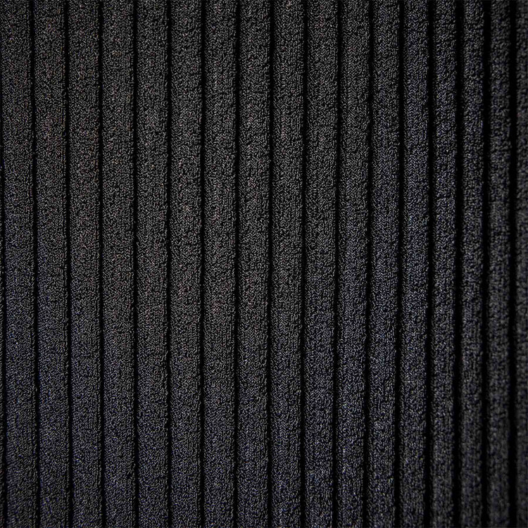 Ribbed Tv Neck Dress in Black | James Perse Los Angeles 