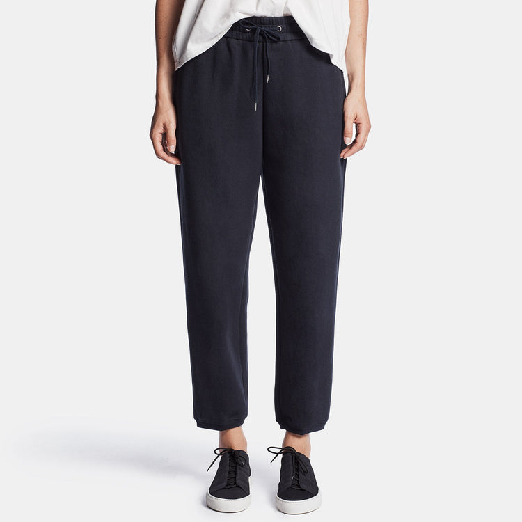 Recycled Double Knit Sweatpant In Navy | James Perse Los Angeles