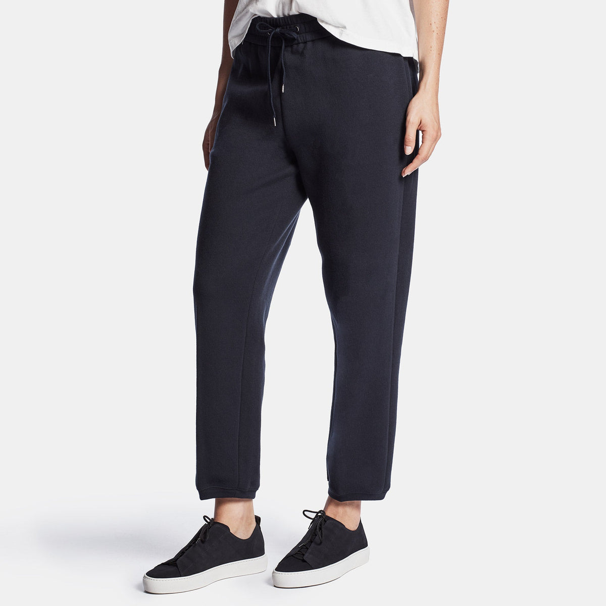 Recycled Double Knit Sweatpant In Navy | James Perse Los Angeles