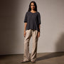 Recycled Cotton Jersey Crew in Magma | James Perse Los Angeles