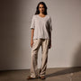 Recycled Cotton Jersey Crew in Salt | James Perse Los Angeles