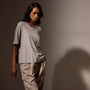 Recycled Cotton Jersey Crew in Salt | James Perse Los Angeles