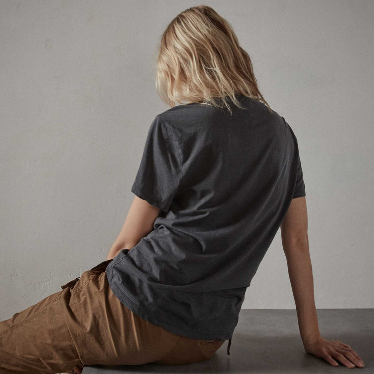 Recycled Lotus Jersey Knit Tee in Magma | James Perse Los Angeles