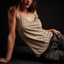 Recycled Lotus Jersey Tank - Fawn | James Perse Los Angeles