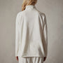 Terry Oversized Funnel Neck in Everest White | James Perse Los Angeles