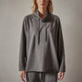 Terry Oversized Funnel Neck in Fin | James Perse Los Angeles