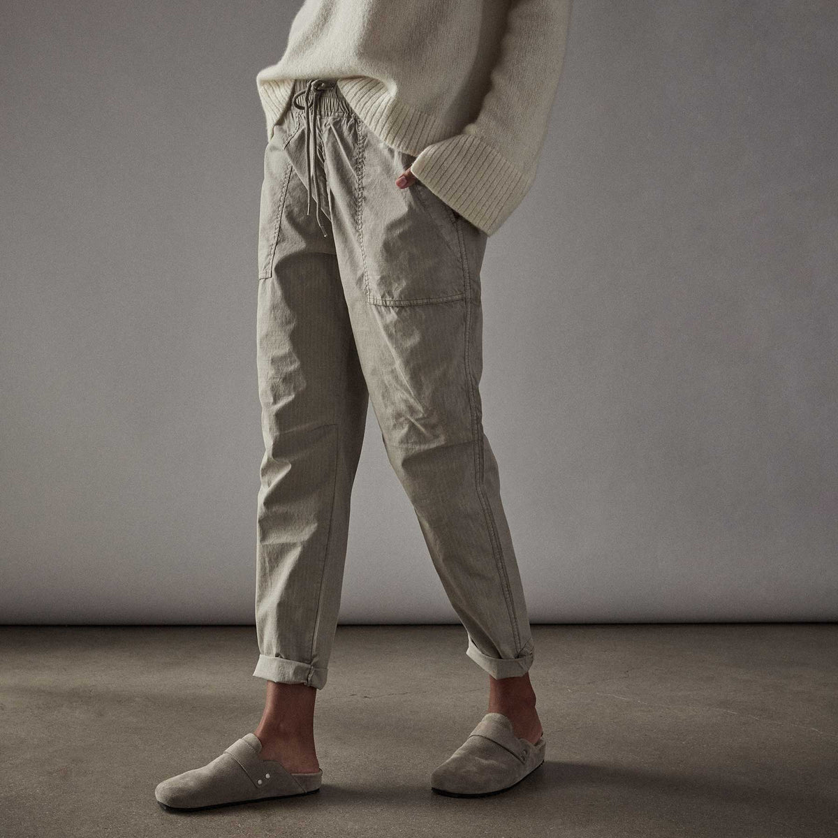 Rip Stop Utility Pant - Mineral Pigment | James Perse Los Angeles