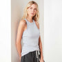 Technical Jersey Ribbed Cut Away Tank In Aura | James Perse Los Angeles