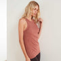 Technical Jersey Ribbed Cut Away Tank In Ember | James Perse Los Angeles