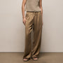 Silk Charmeuse Drawstring Pant in Honey | James Perse Los Angeles