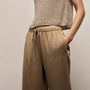 Silk Charmeuse Drawstring Pant in Honey | James Perse Los Angeles