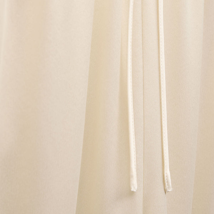 Silk Charmeuse Drawstring Pant in Ivory | James Perse Los Angeles