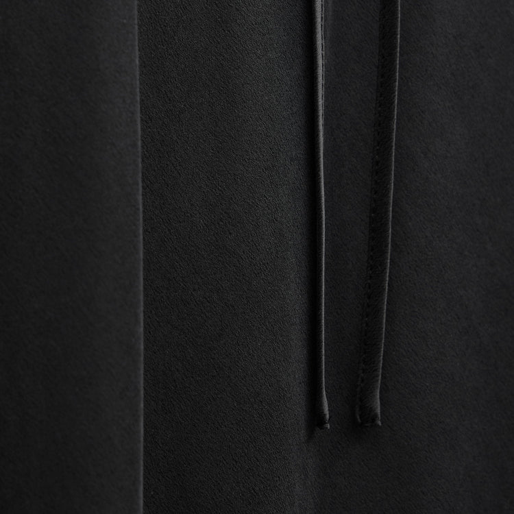 Silk Charmeuse Drawstring Skirt in Black | James Perse Los Angeles