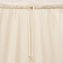 Silk Charmeuse Drawstring Skirt in Ivory | James Perse Los Angeles