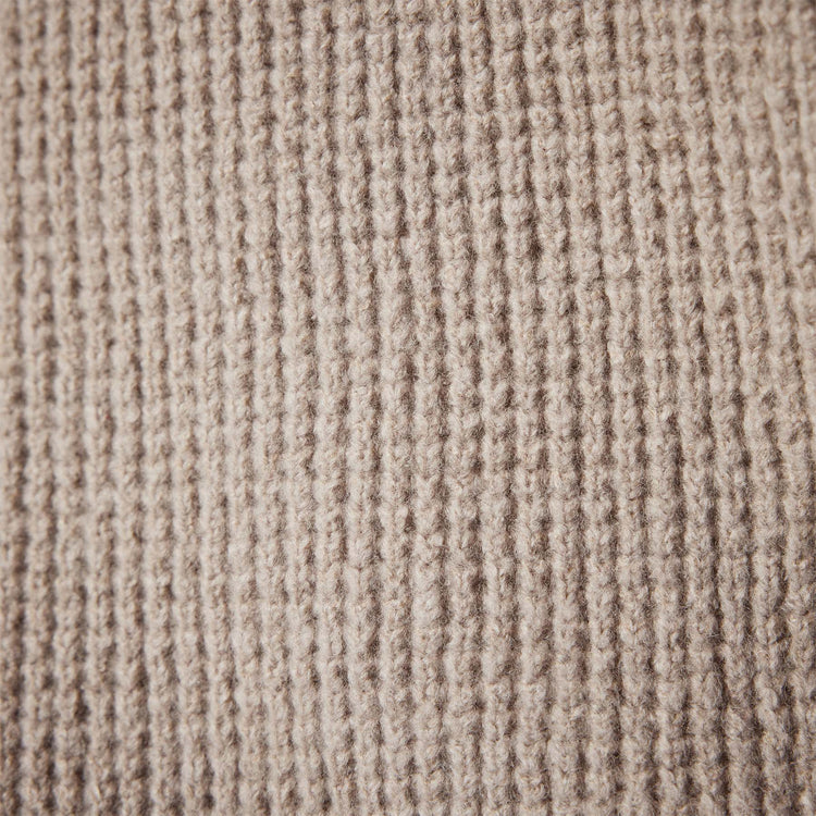 Thermal Knit Hooded Sweater in Nude | James Perse Los Angeles