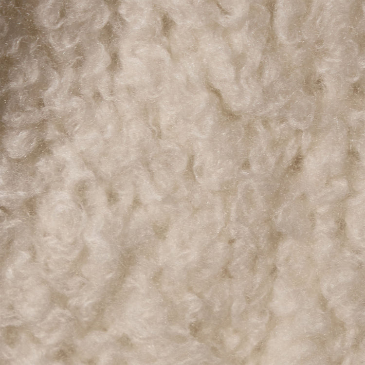 Fluffy Cashmere Zip Up Funnel Neck in Ivory | James Perse Los Angeles