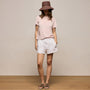 Stretch Poplin Surplus Short in White | James Perse Los Angeles