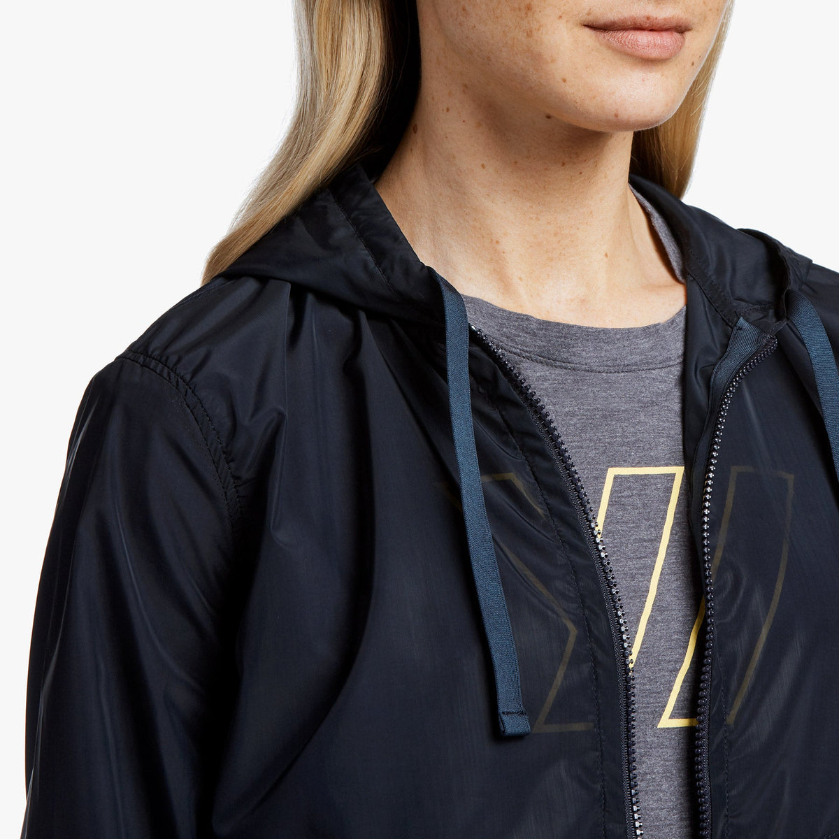 Y/OSEMITE Sheer Glass Nylon Jacket In Navy | James Perse Los Angeles