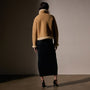 Shearling Car Coat  in Caramel | James Perse Los Angeles