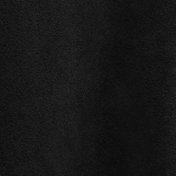 Long Suede Hooded Jacket in Black | James Perse Los Angeles FLAT
