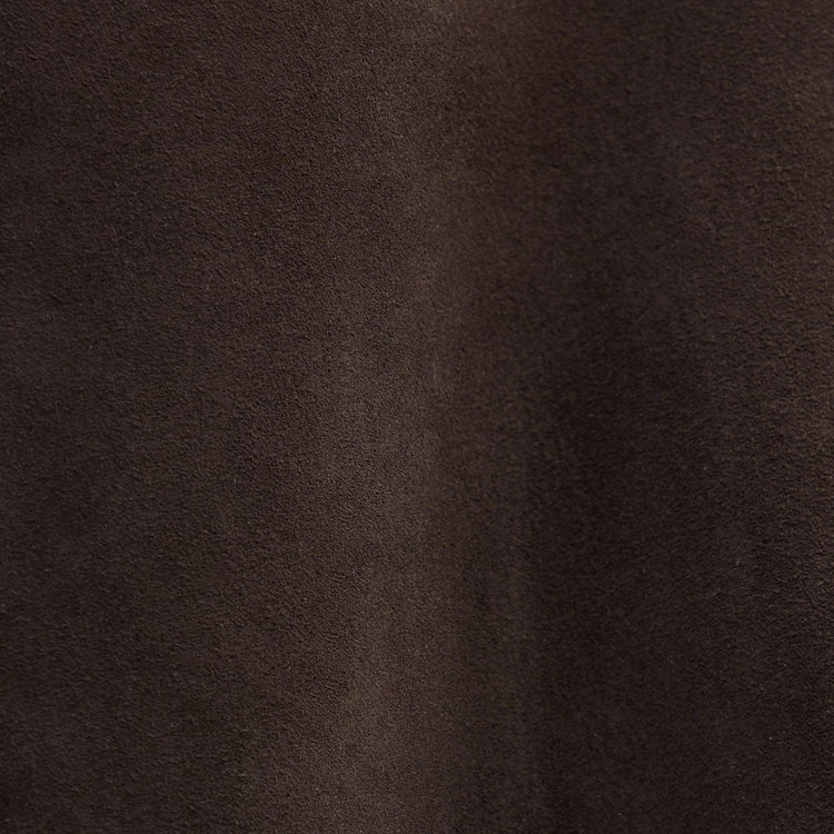 Long Suede Hooded Jacket in Kona | James Perse Los Angeles FLAT