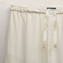 Washed Silk Wide Cuff Pant in Ivory | James Perse Los Angeles