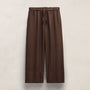 Washed Silk Wide Cuff Pant in Washed Brown | James Perse Los Angeles