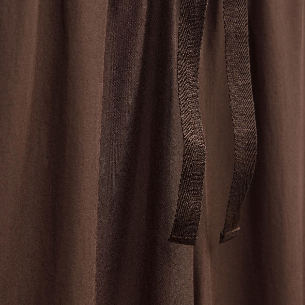 Washed Silk Wide Cuff Pant in Washed Brown | James Perse Los Angeles