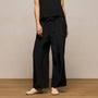 Washed Silk Wide Cuff Pant in Washed Black | James Perse Los Angeles