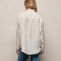 Washed Silk Patch Shirt in Ivory | James Perse Los Angeles