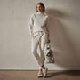 Polar Fleece Pull On Sweat Pant in Talc | James Perse Los Angeles