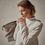 Long Sleeve Polar Fleece Turtleneck in Talc | James Perse Los Angeles